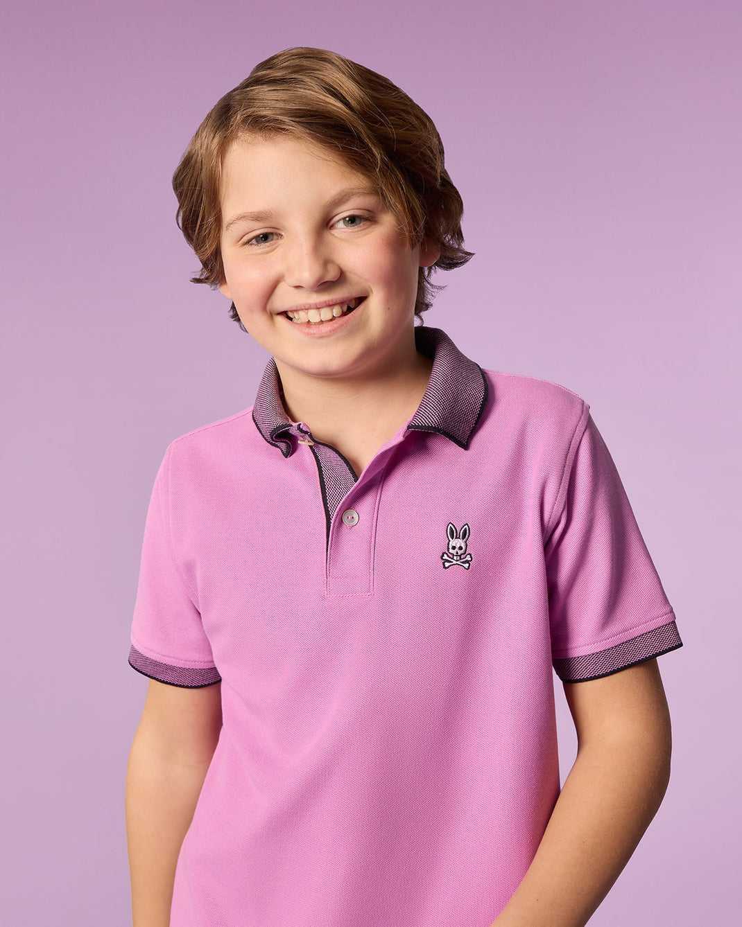 Polos Psycho Bunny Southport Pique Polo Shirt Violette Enfant | AOX-61599716